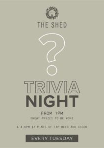 The Shed Trivia Night 24 WEB