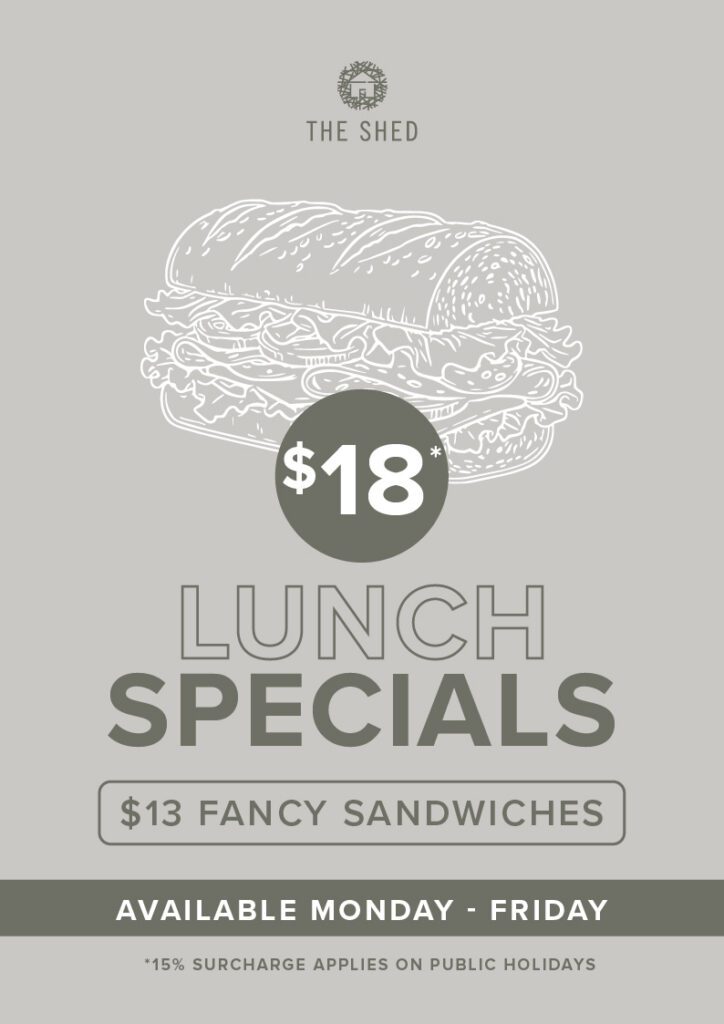 Weekday Lunch Specials 1 The shed lunch specials web