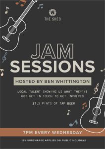 Wednesday Jam Sessions 9 Sh jamsessions web