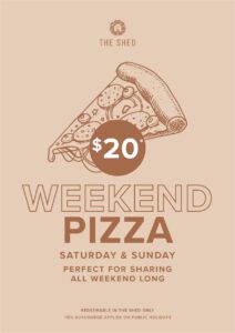 $20 Weekend Pizzas 15 Sh pizza specials web