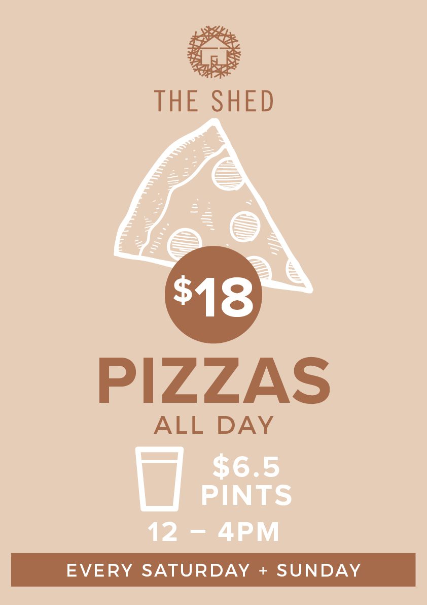 The Shed 18 Pizzas