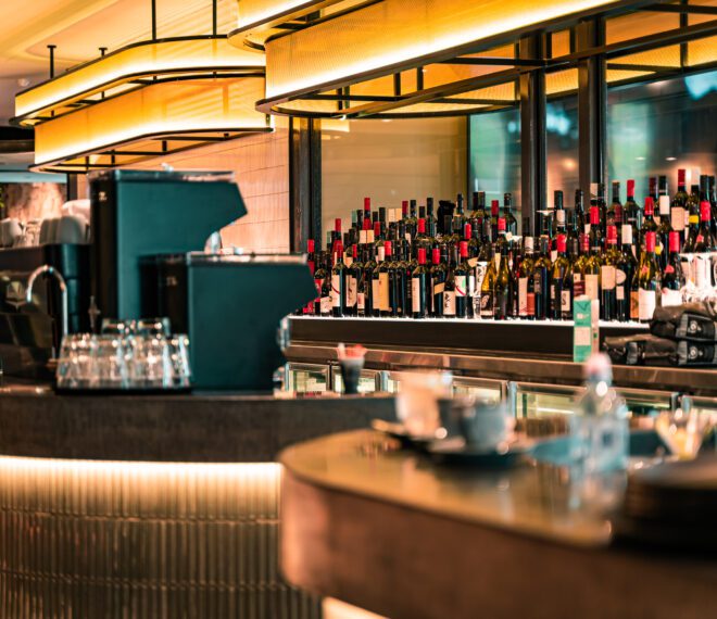 Marion hotel garden bar interior
