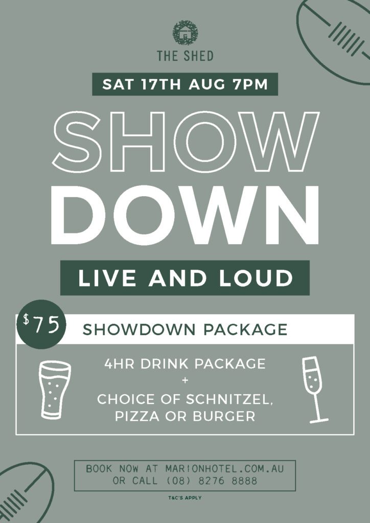Showdown In The Shed 1 Ma augustshowdown24 web