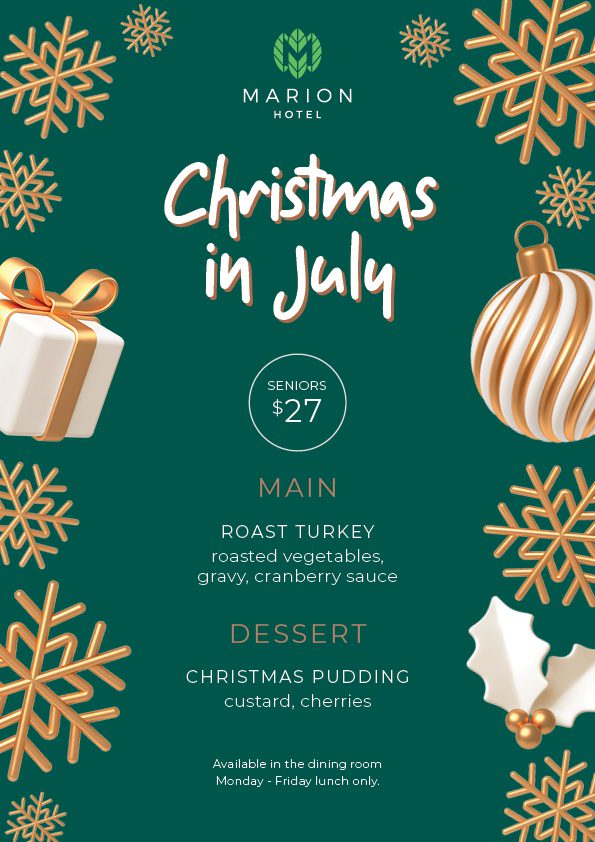 Events 5 Christmas in july seniors web