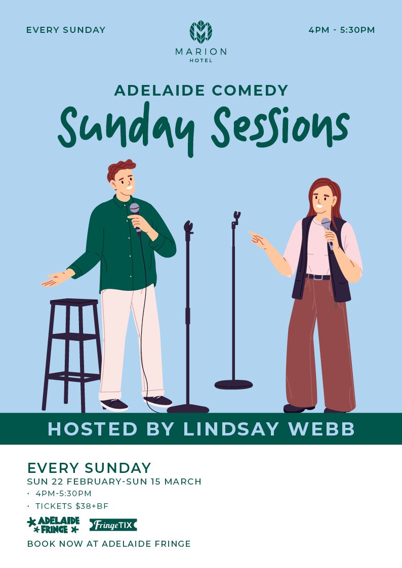 Adelaide Comedy Sunday Sessions 6 Fringe sunday sessions web