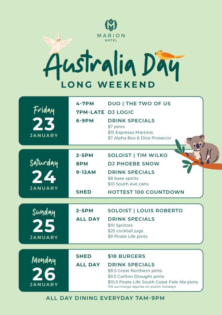 Ma jan long weekend whats on web