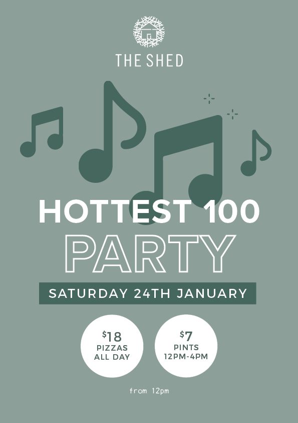 Shed hottest100party26 web